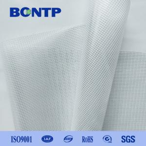 Best Clear Transparent Mesh Fabric Waterproof Polyester PVC Tarpaulin wholesale