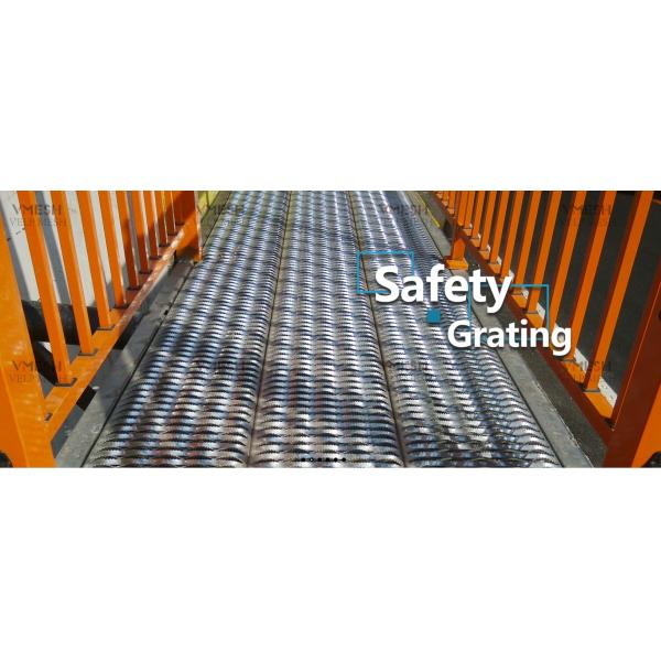 Anti Slip 5 Diamond Walkway Grip Strut Safety Grating Perforated