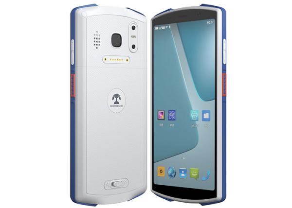 Cheap 5G Full Netcom Handheld Android Barcode Scanner PDA With Fingerprint NFC Reader for sale
