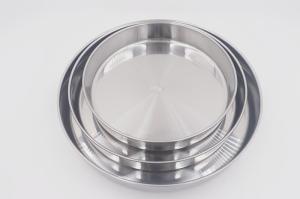 28.32.36cm 3pcs Bakeware nonstick pizza pan grade stainless steel cake plate