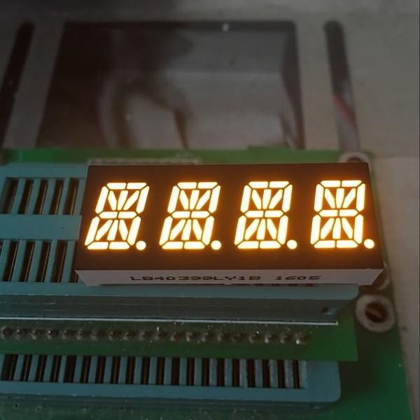 Cheap Stable Performance 16 Segment Led Display Common Cathode For Instrument Panel for sale