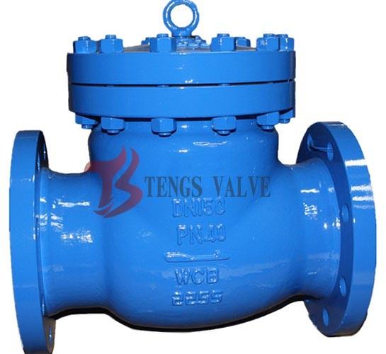 Cheap Din Cast Steel Swing Check Valve , Metal Seat Non Return Valve Swing Type for sale