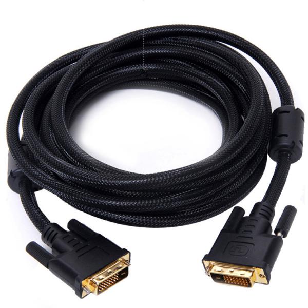 Cheap DVI male to DVI male projector cables wires data lines link high quality China top for sale