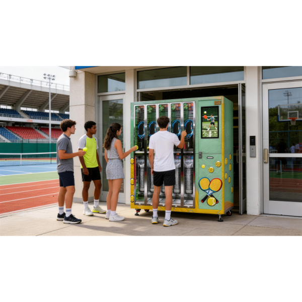WEIMI Smart Pickleball Paddle Rental Locker Vending Machine for Pickleball Courts and Sports Clubs