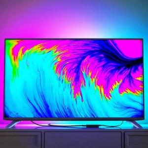 Best Smart TV LED Strip Lights HDMI Sync Box With WIFI BLE Control And Dynamic Color Changing wholesale