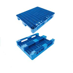 3 Skids HDPE Pallets Open Deck Plastic Pallet 45*35cm 100*50cm