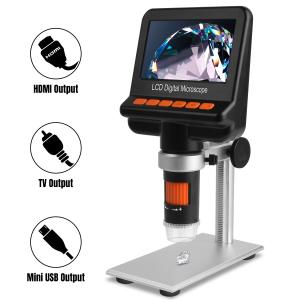 Best 4.3 Inch LCD Digital Microscope With Monitor Polarizer 2592x1944 wholesale