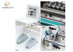 High speed self adhesive label rotary slitting and rewinding machine