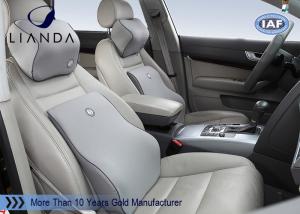 Velvet Auto / Memory Foam Car Seat Lumbar Support Cushion With Elastic Strap