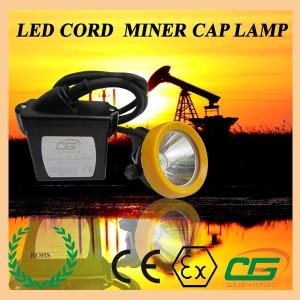 Best 15000lux Waterproof LED Mining Light ATEX Portable , 6.5Ah Miners Helmet wholesale