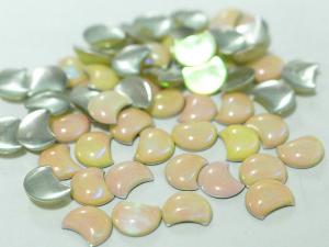 China Rainbow Clear Resin Beads / Special Shape Lead Free Crystal Beads on sale