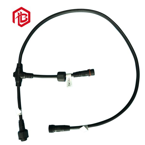 Black Nylon 250V IP67 Multi Pin Connectors Waterproof