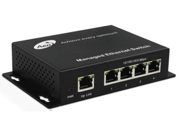 Cheap 4 Port POE Switch with IPC Extender 250M VLAN CBIT Functions for sale