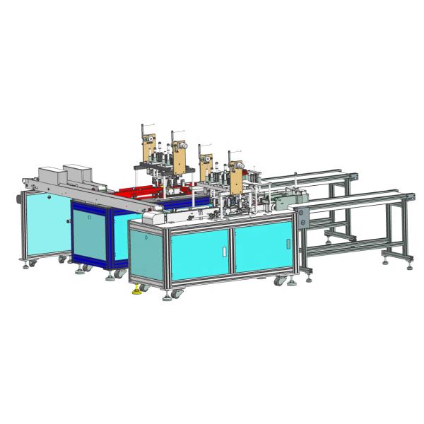 One To Two Automatic Mask Making Machine With PLC Touch Screen Control