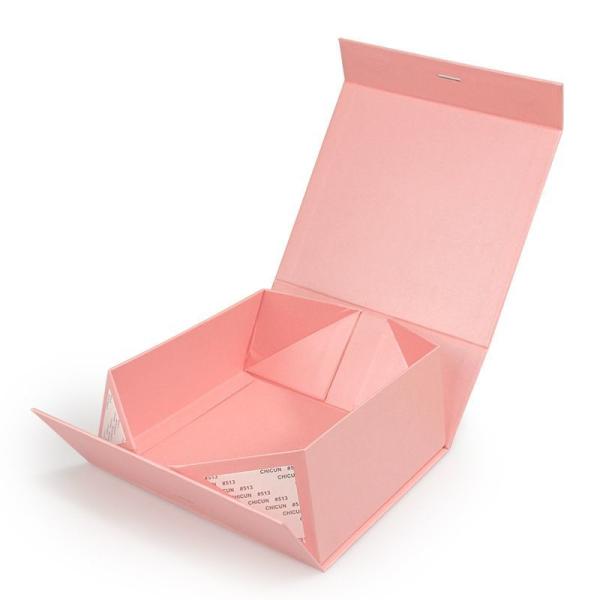 Matt Laminated Rigid Foldable Magnetic Cardboard Gift Boxes For Wedding Gowns Customized
