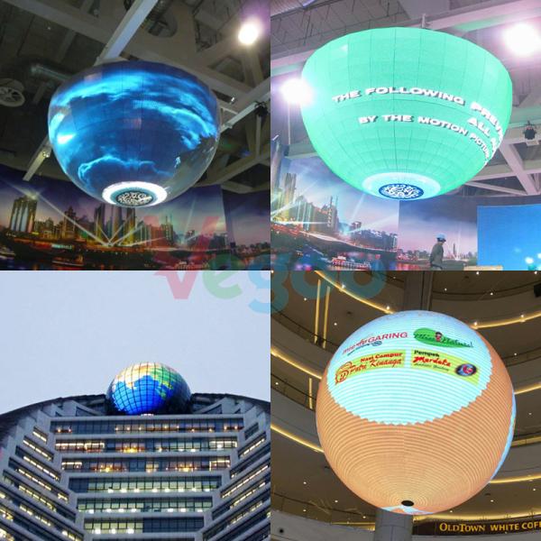 Cheap High Fresh Frequency Led Ball Outdoor / Indoor Stage Background Led Screen for sale