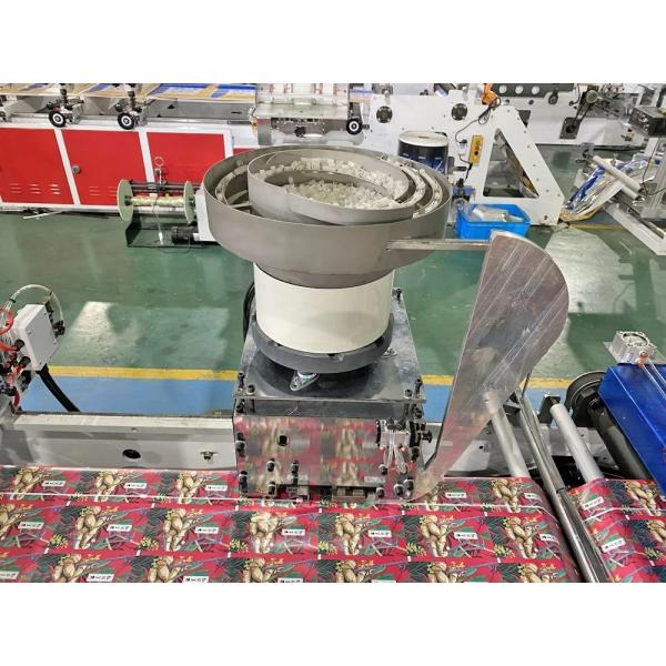 Customized Slide Zipper Self Stand up Grapes Pouch Making Machine
