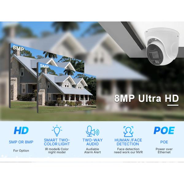 4K 16Channel 8MP Outdoor Home Camera Security System PoE NVR Kit Cctv Ip Cameras Surveillance Security Camera System