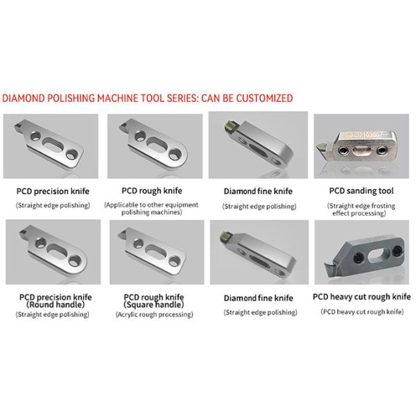 15 Years Experience Full Set Knives For Smooth Transparent Acrylic PS PE PC Sheet
