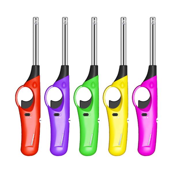 Customization Option Windproof Jet Flame Refillable Gas Torch Lighter