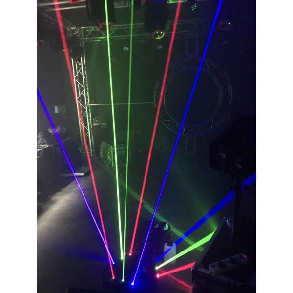 Mini Multicolor Laser Led Spider Beam Moving Head Light Air Cooling With Black Shell Color
