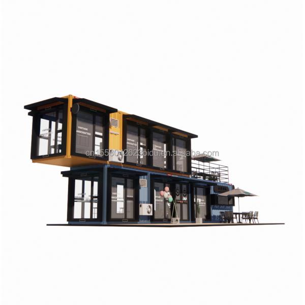 Galvanized Steel Bending Container Design Coffee Bar House Mobile Shop Container Restaurant