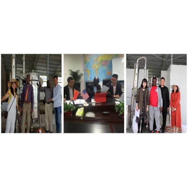 Professional Essential Oil Distillation Machine with 50L-4000L Volume and Stainless Steel Material