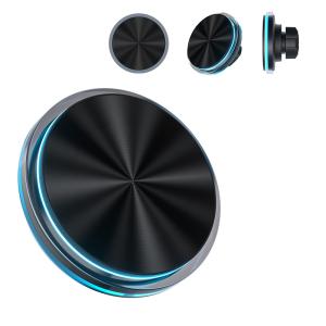 Best Magnetic Stable Car Wireless Charging Station Fast Charging One Hand Operation Horizontal / Vertical With Crystal Ambient Light Desgin wholesale