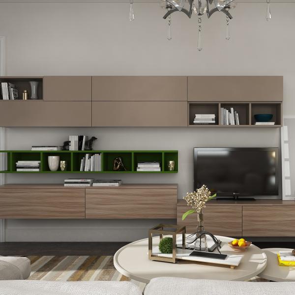 Cheap Multifunction 65" TV Media Console Stand Cabinet Living Room Furniture for sale