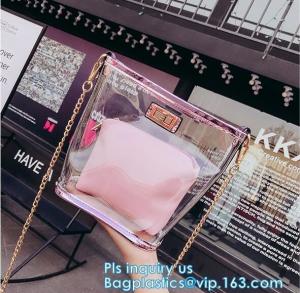 Best Promo custom clear pvc shopping bag, Vinyl Coating Handbags with Logo, shopping bag with custom hand made printing, hand wholesale