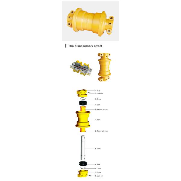 E345 Mini Excavator Track Roller in 50Mn/40Mn2 Material for Machinery