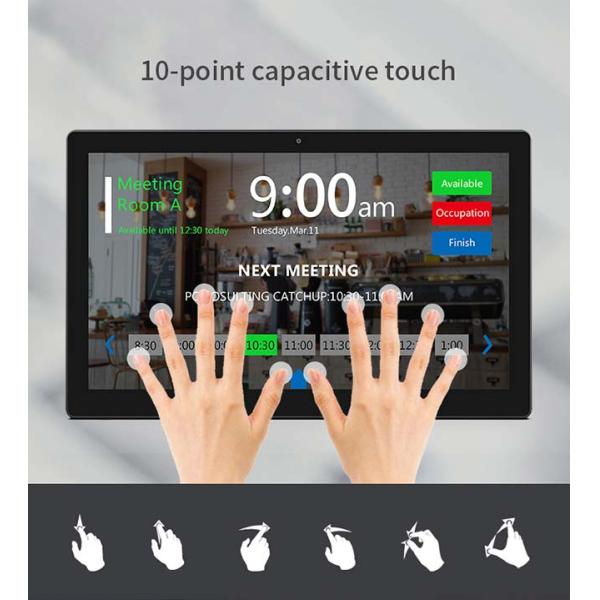 Multi Language Digital Signage Meeting Room Booking RK3399 Full HD Image