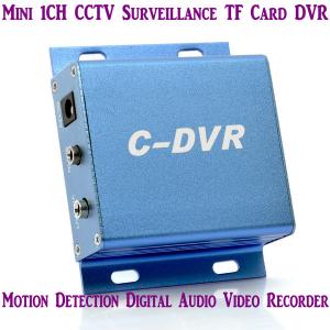 Best Mini C-DVR 1CH CCTV Surveillance TF Card DVR Digital Audio Video Recorder Motion Detection wholesale