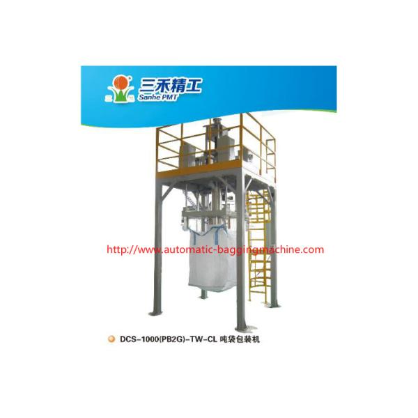 chemical fertilizer industry ton bag packing machine screw feeding 5-20 bags/hour