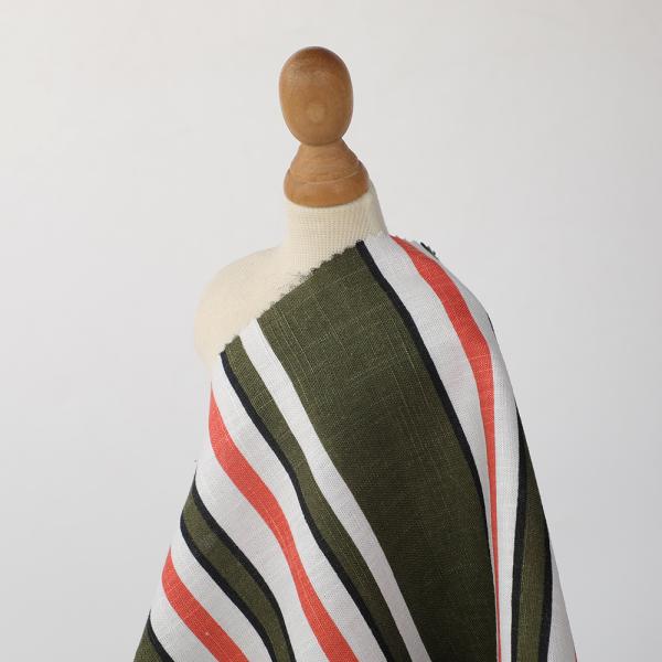 High Quality Rayon Fabric Blend Custom Woven Organic Soft Slub Linen for Garments for Printed Shirt Dress Stretchy Feature