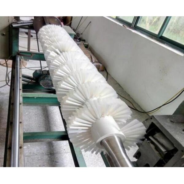Roller Brush For Cleaning Dust Removal Guide With Nylon Wire Spring Brush