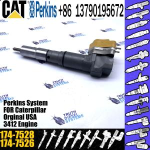 China 3412E Engine Diesel Injector 174-7526 232-1183 Common Rail Injector 174-7528 on sale