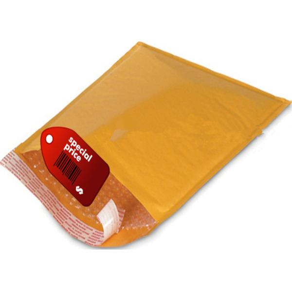 Customized Size Kraft Bubble Mailers 3 X 10 Air Bubble Envelope Tear Resistance
