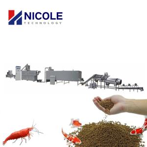 China Extruder Fish Feed Production Line Automatic Floating Fish Feed Making Machine on sale