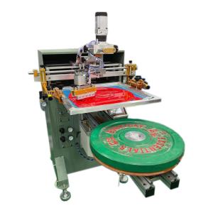 China Servo 500mm Flat Screen Printing Machine Weight Plates Silk Screen Press on sale