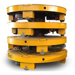 Best Compact Turntable Cart Motorised Transfer Trolley 2500mm 3000mm Diameter wholesale