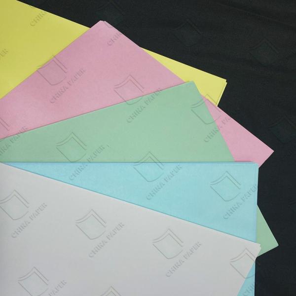 Cheap 45g Carbonless Printing Paper With Multiple Color Options For Business Or Logistic Use for sale