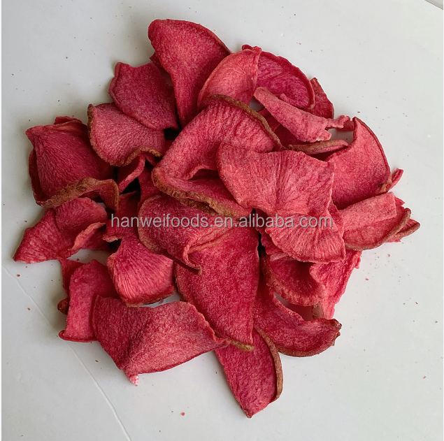 Organic Dried Fruits Vegetables Red Radish Healthy Vegetable Snacks