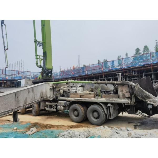 2017 Concrete Placing Boom Pumping Machine Second Hand Truck Mounted Concrete Pump