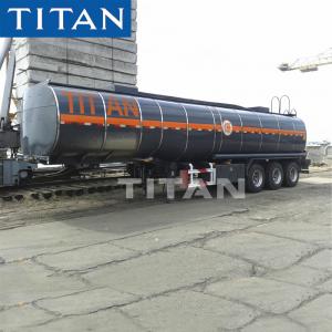 China TITAN heating bitumen asphalt tanker trailer with insulating layer for sale on sale