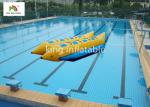 PVC Tube Banana Inflatable Fly Fishing Boats 16 Persons Double Pulled Motorboat
