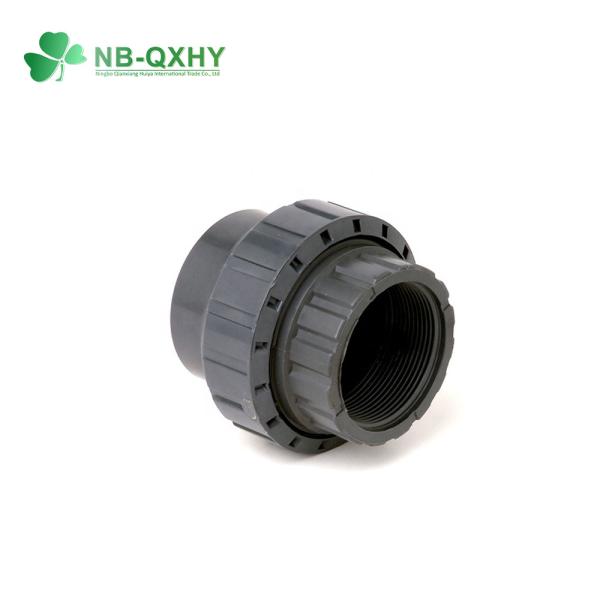 Complete Size Customized Request UPVC CPVC Socket Thread Union Coupling for Plumbing