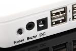COMER anti-theft controller 6 USB-port security alarm box for Security cable
