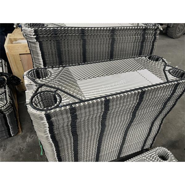 Gasketed Tranter Heat Exchanger Plates Chevron Pattern Design