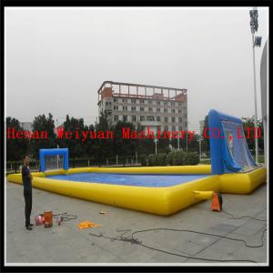 Best CUSTOMIZED best quality water inflatable soap football for summer wholesale